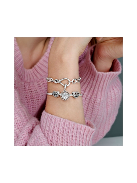 Pandora - Pandora Moments -käärmeketjurannekoru, jonka sydänlukossa sukupuu 598827C01 | Stockmann - photo 1