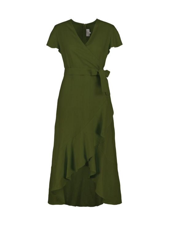Nakoa - Annika Dress, Olive Green - OLIVE GREEN (OLIIVINVIHREÄ) | Stockmann - photo 1