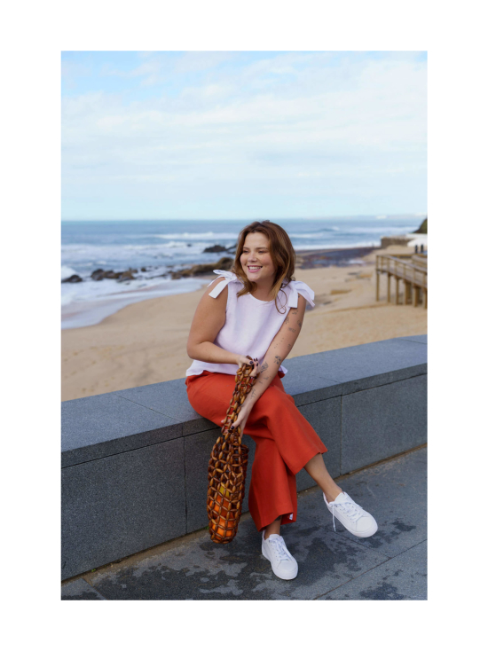 Nakoa - Culottes pellavahousut, Stonewashed Burnt Orange - BURNT ORANGE (MURRETTU ORANSSI) | Stockmann - photo 5