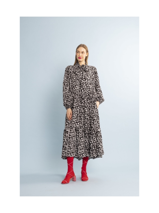 Miia Halmesmaa - FLOWY - MEKKO PITKÄ, MUSTAVALKOINEN - MUSTA/VALKOINEN | Stockmann - photo 4