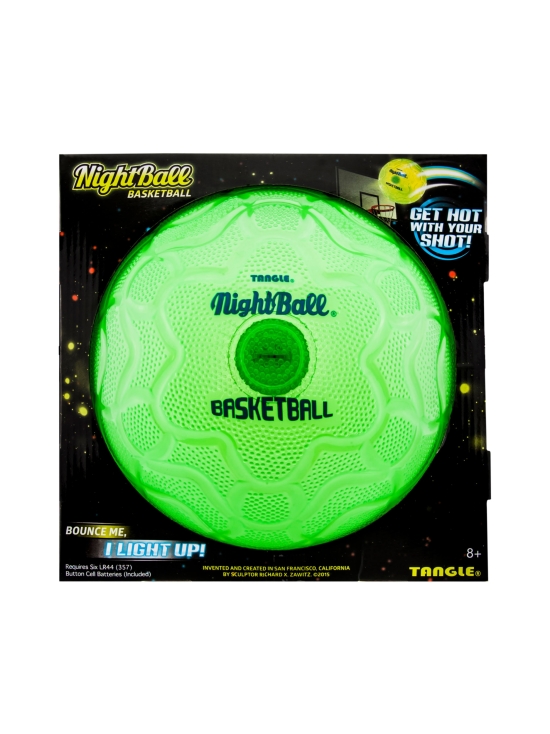 NIGHTBALL - Tangle NightBall Koripallo LED-valoilla vihreä, 25 cm | Stockmann - photo 2