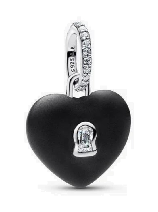 Pandora - Pandora Mattamusta keraaminen sydän -hela 794424C02 | Stockmann - photo 1