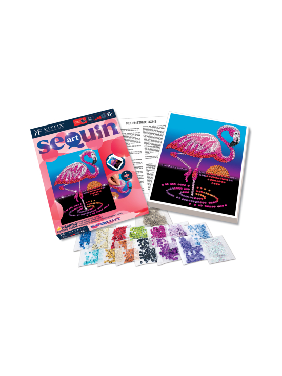 KITFIX - KITFIX Paljettimaalaus Red Frankie-flamingo - photo 3 KITFIX - KITFIX Paljettimaalaus Red Frankie-flamingo | Stockmann - photo 3