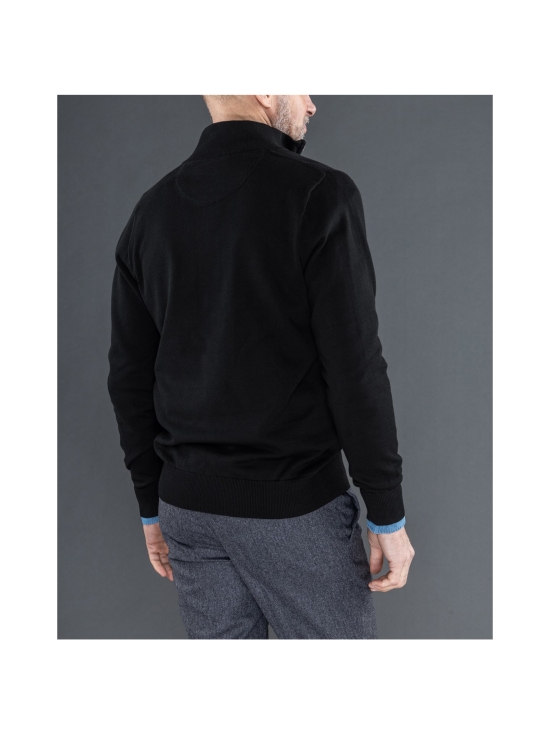 Berkeley - Brockton Halfzip -puuvillaneule - MUSTA | Stockmann - photo 5