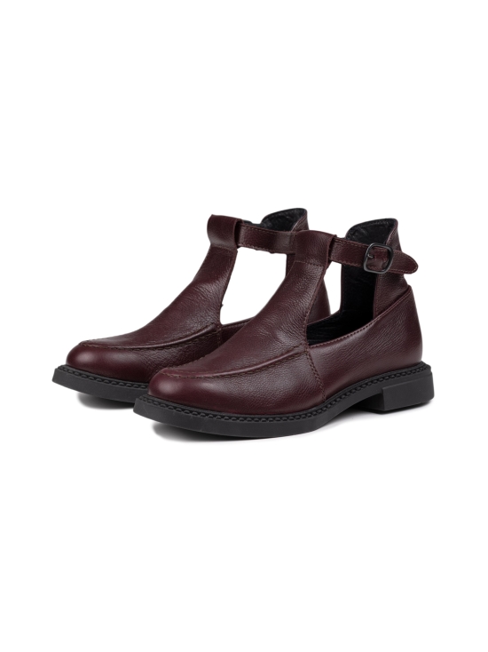 Pomar - KRASSI korkeat Mary Jane -kengät - PLUM NAPPA/BLACK SOLE | Stockmann - photo 5