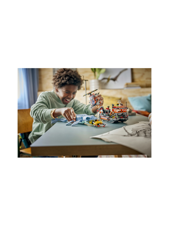 LEGO JURASSIC WORLD - LEGO Jurassic World Mosasaurus-dinosaurus hyökkää veneen kimppuun 77983 | Stockmann - photo 5