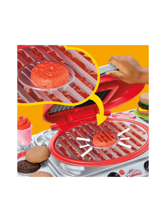 PLAY-DOH - PLAY-DOH leikkisetti Tirisevä grilli - photo 3 PLAY-DOH - PLAY-DOH leikkisetti Tirisevä grilli | Stockmann - photo 3