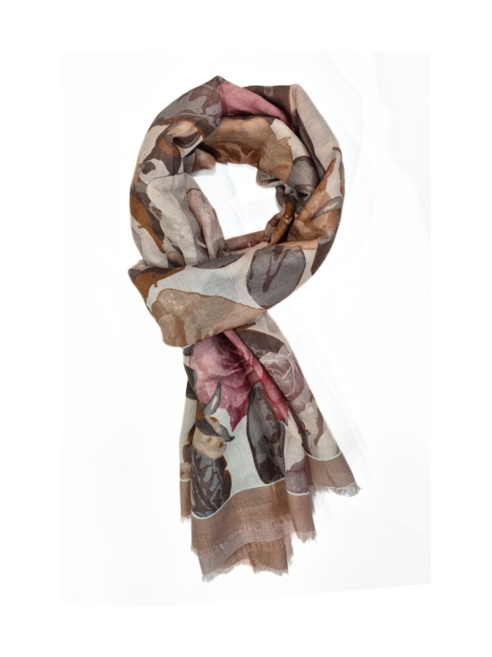 Lasessor - Debra -silkkipuuvillainen kaulahuivi - BEIGE | Stockmann - photo 1