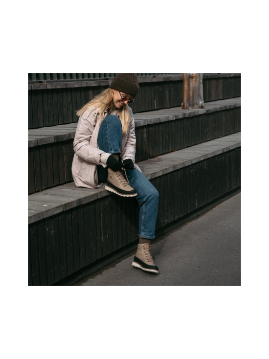 Pomar - KERTTU Naisten GORE-TEX talvikengät - BEIGE NUB/PU/WHT.SOLE | Stockmann - photo 2