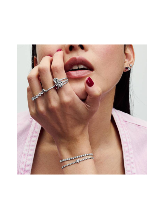 Pandora - Säihkyvä tennisrannekoru Hopea / Sparkling Tennis Bracelet Sillver 591469C01 | Stockmann - photo 2