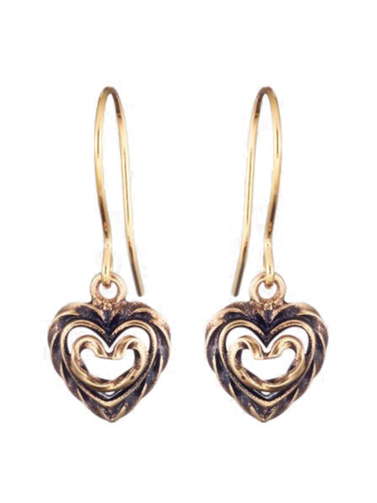 Kalevala - Talon sydän korvakorut pronssi 3665000K | Stockmann - photo 1