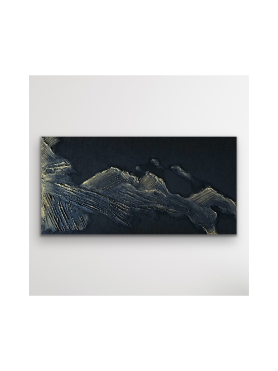 Annika Salmi Art - Golden mountain Akustiikkateos 60x120cm | Stockmann - photo 1