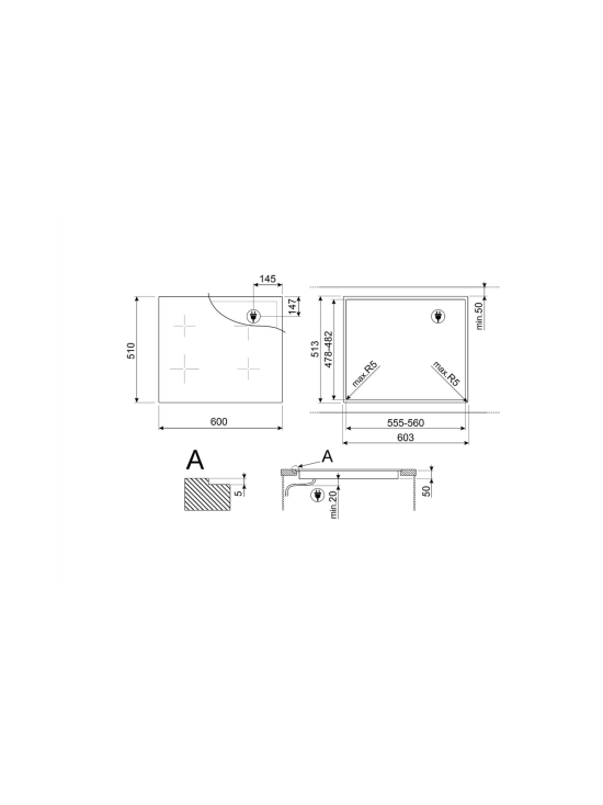 Smeg - Smeg SI1M4644D multizone induktioliesi - photo 3 Smeg - Smeg SI1M4644D multizone induktioliesi | Stockmann - photo 3