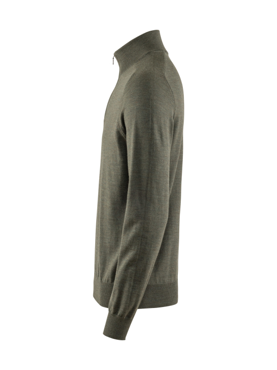 Berkeley - Wilton Merino Halfzip -villaneule - GREEN MELANGE | Stockmann - photo 2