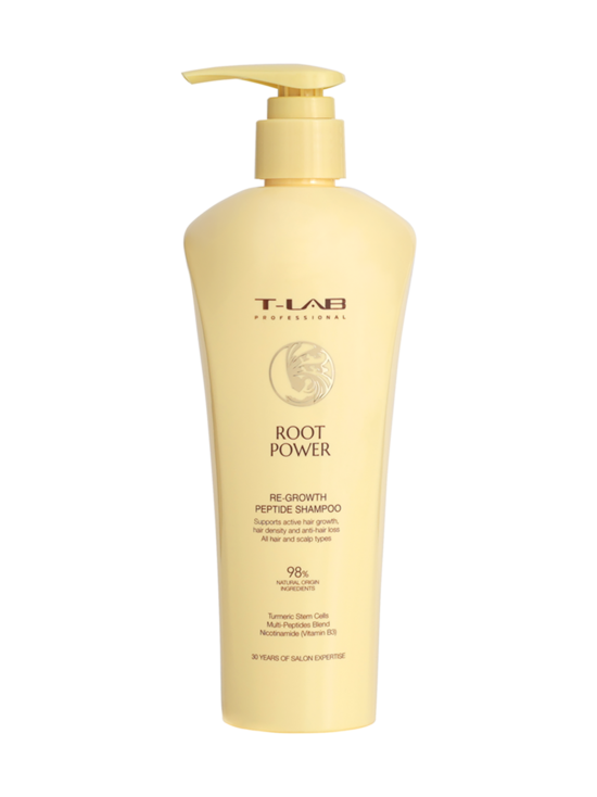 T-LAB Professional - Root Power Re-Growth Peptide Shampoo -hiustenkasvua tukeva shampoo kaikille hiustyypeille 300ml | Stockmann - photo 2