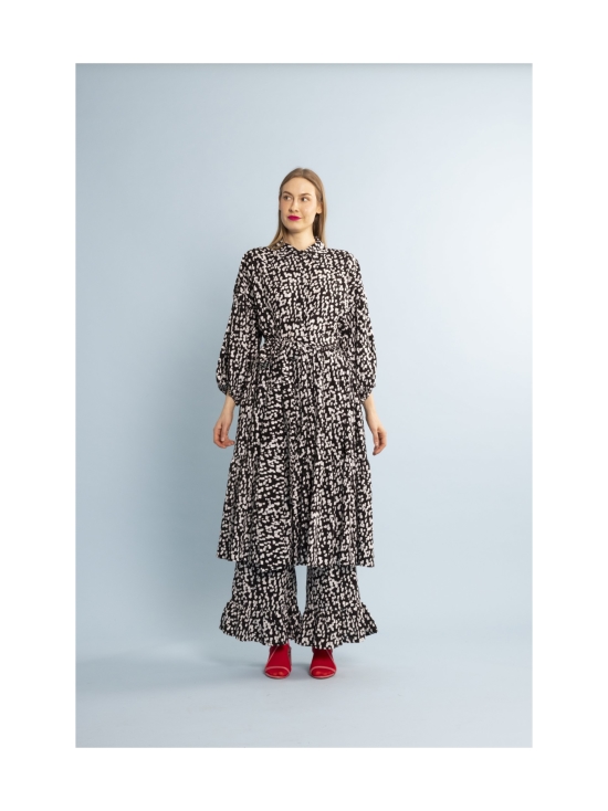 Miia Halmesmaa - FRILLAHOUSUT, MUSTAVALKOINEN - MUSTA/VALKOINEN | Stockmann - photo 9
