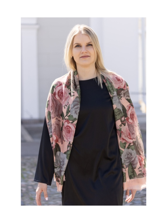 Lasessor - Debra -silkkipuuvillainen kaulahuivi - ROSA | Stockmann - photo 5