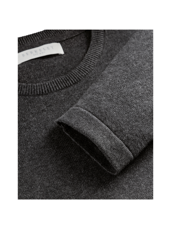 Berkeley - W's Brockton Cotton Crew -puuvillaneule - DARK GREY | Stockmann - photo 3