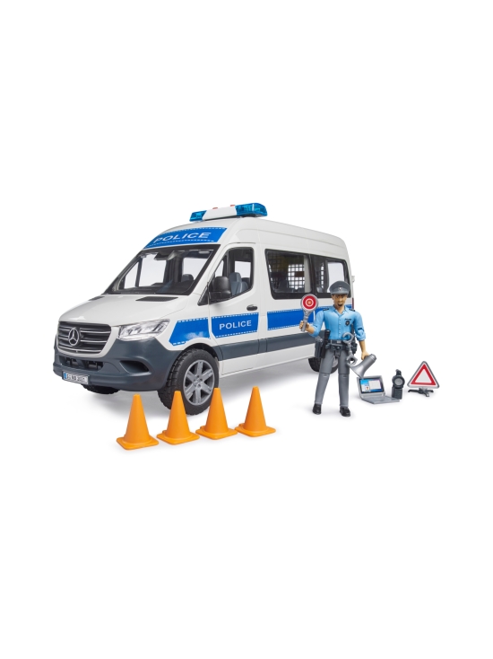 BRUDER - BRUDER MB Sprinter poliisiauto ja poliisi, äänellä&valolla 1:16 | Stockmann - photo 2