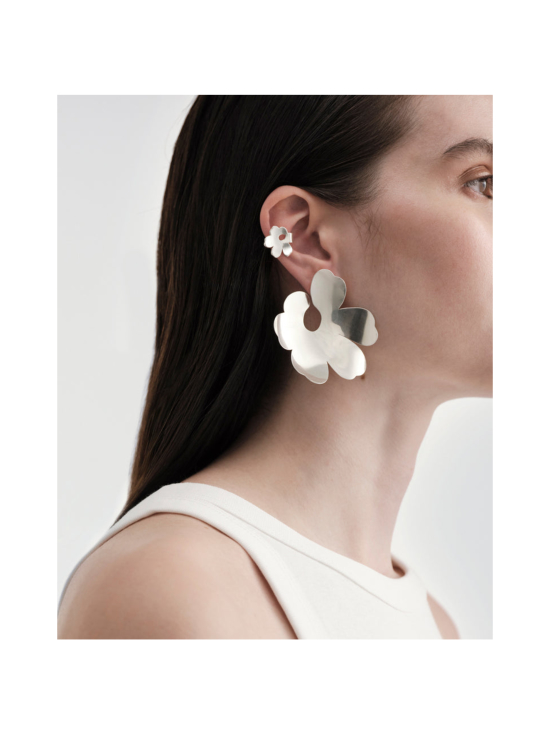 Kalevala - Unikko-korvakorut isot hopea 261001201T | Stockmann - photo 3