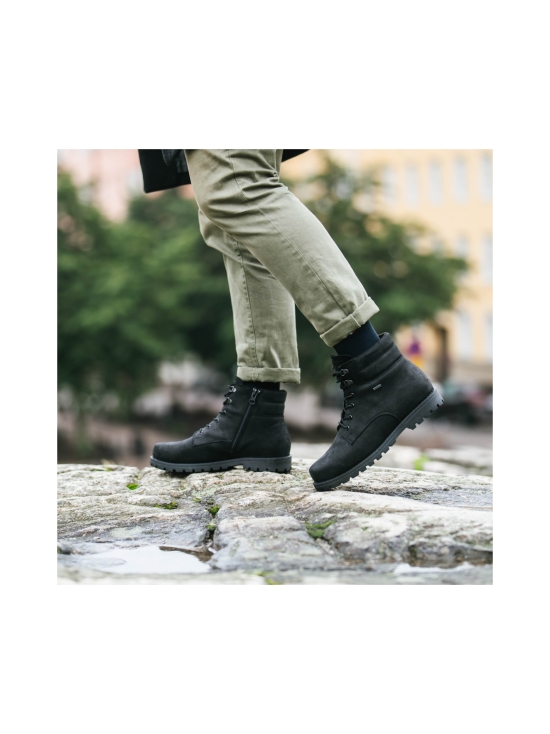 Pomar - OLOS Miesten GORE-TEX® nilkkurit - BLACK RUGGED NUBUCK - photo 2 Pomar - OLOS Miesten GORE-TEX® nilkkurit - BLACK RUGGED NUBUCK | Stockmann - photo 2