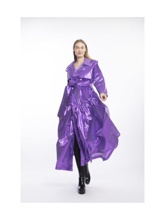 Miia Halmesmaa - LUSH- TRENSSITAKKI, KIILTÄVÄ VIOLETTI - VIOLETTI | Stockmann - photo 7