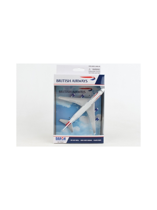 Daron - DARON British Airways 747 Metallinen lentokone  15,5 cm | Stockmann - photo 1