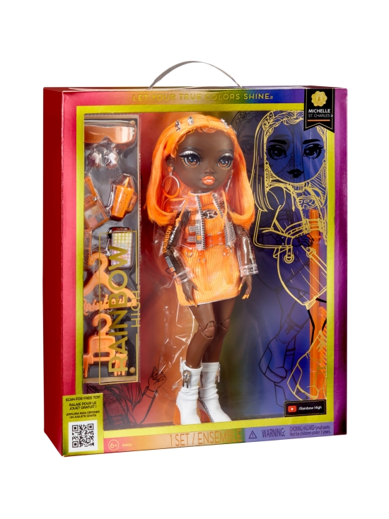 RAINBOW HIGH - RAINBOW HIGH Muotinukke Neon Orange | Stockmann - photo 5