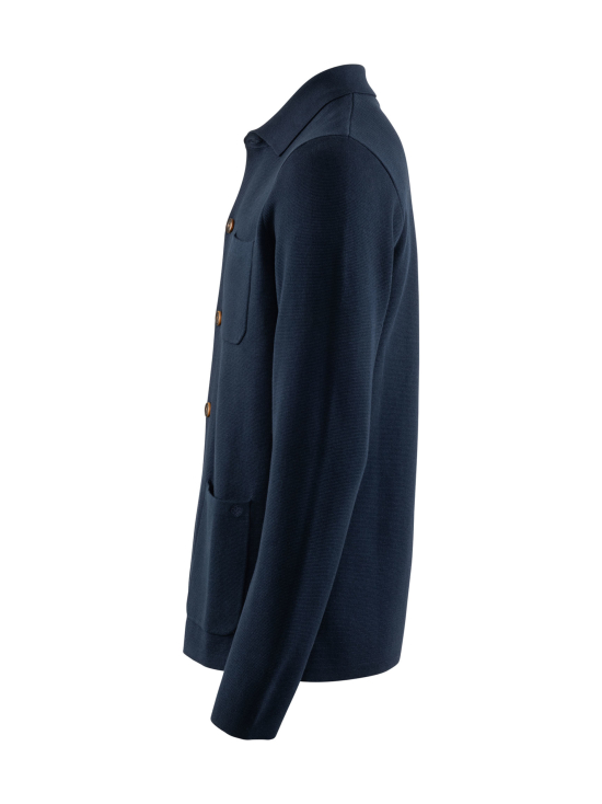 Berkeley - Altino Knitted Overshirt -neuletakki - NAVY | Stockmann - photo 3