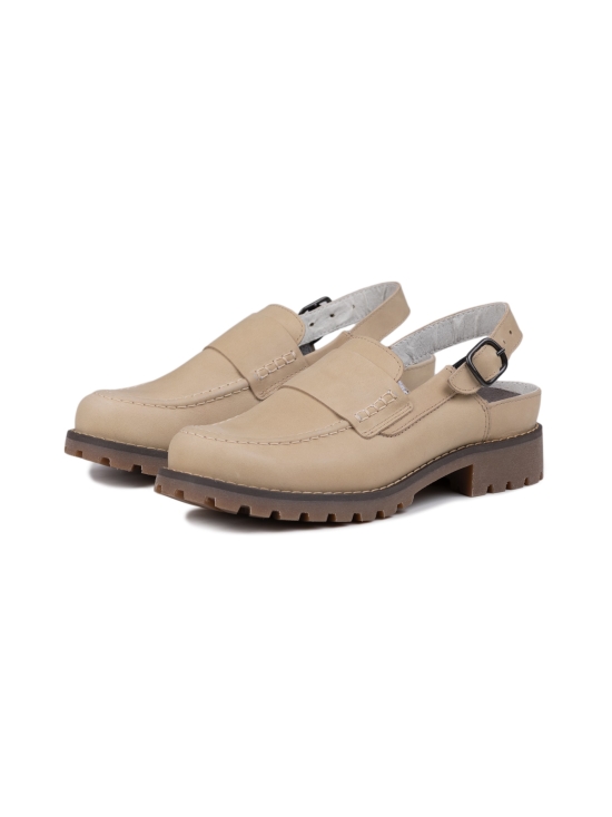 Pomar - TATAR slingback-loaferit - BEIGE NAPPA/TAN SOLE | Stockmann - photo 6