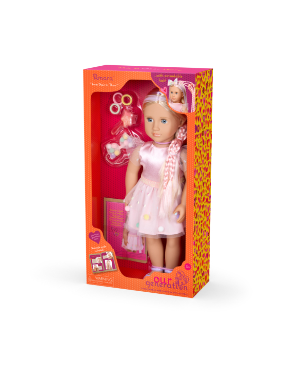 OUR GENERATION - OUR GENERATION Nukke Amara Hair Play, 46 cm | Stockmann - photo 1