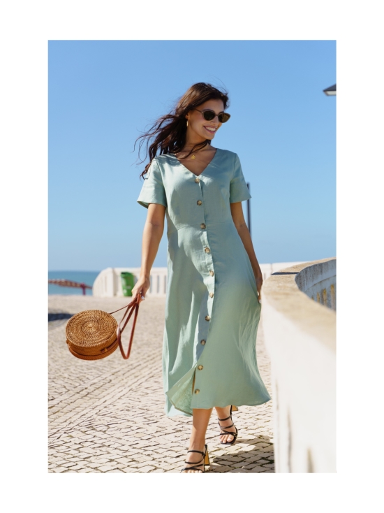 Nakoa - Penelope Dress, Desert Sage - DESERT SAGE (MURRETTU VIHREÄ) | Stockmann - photo 3