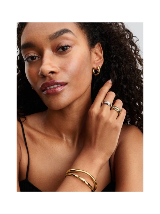 Pandora - Twisted Gold-Plated Open Bangle - 563869C00-1 | Stockmann - photo 2