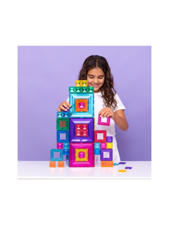 CONNETIX - CONNETIX Magneettinen rakennussarja Sisäkkäiset neliöt, 48 osaa | Stockmann - photo 4