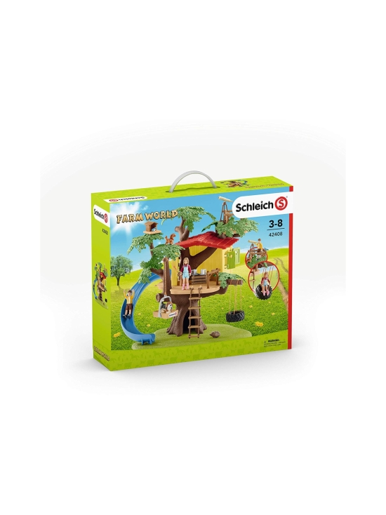 SCHLEICH FARM WORLD Seikkailupuumaja-setti
