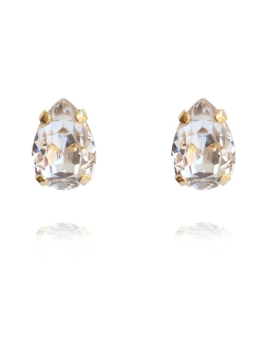 Caroline Svedbom Jewelry - PETITE DROP STUD EARRINGS GOLD - CRYSTAL | Stockmann - photo 1