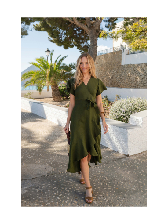 Nakoa - Annika Dress, Olive Green - OLIVE GREEN (OLIIVINVIHREÄ) | Stockmann - photo 2