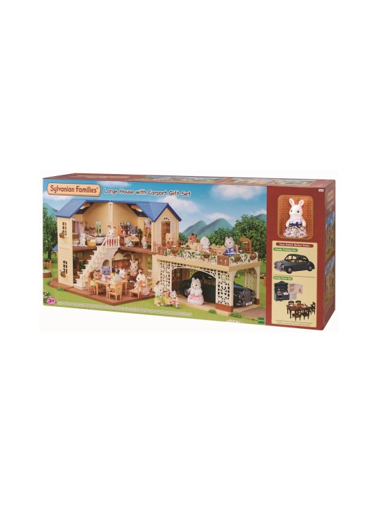 SYLVANIAN FAMILIES Suuri talo autokatoksella, lahjasetti