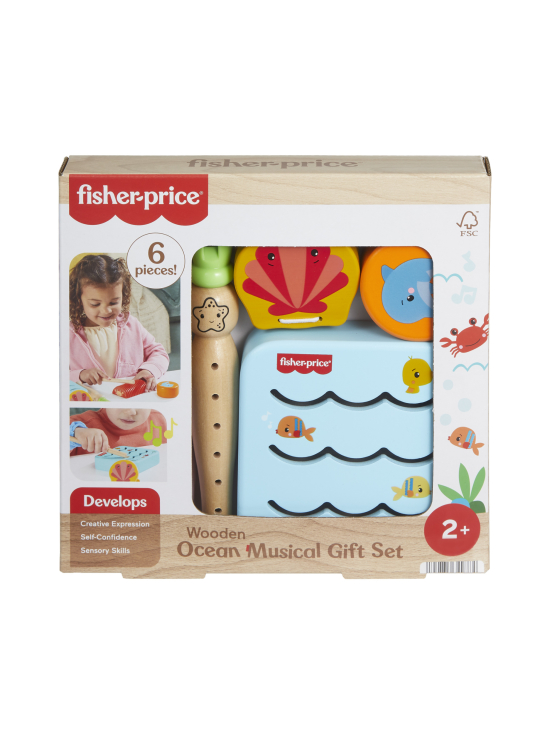FISHER-PRICE - FISHER-PRICE Wooden Ocean 6-osainen soitinsetti | Stockmann - photo 1