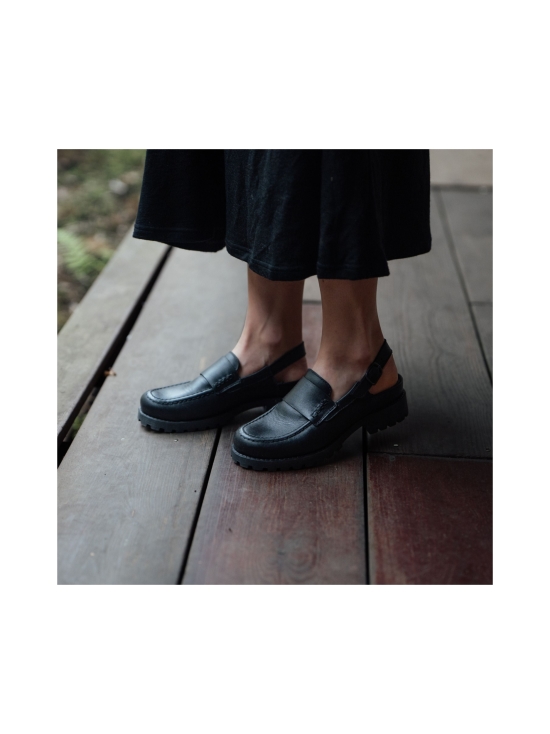 Pomar - TATAR slingback-loaferit - BLACK NAPPA/BLACK SOLE | Stockmann - photo 8