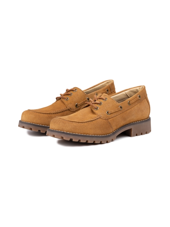Pomar - RENTUKKA Zero Waste purjehduskengät - CAMEL SUEDE/TAN SOLE | Stockmann - photo 2