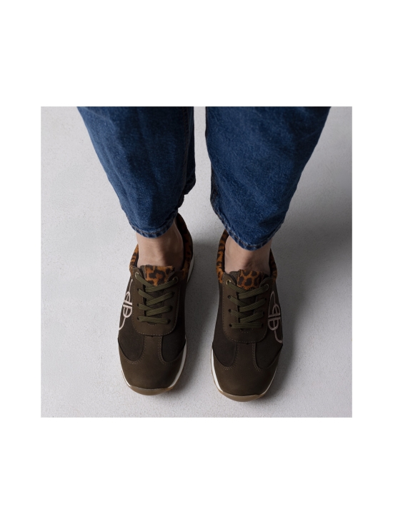 Pomar - LYYDIA tennarit - OLIVE NBCK/SUEDE/LEOPARD | Stockmann - photo 4