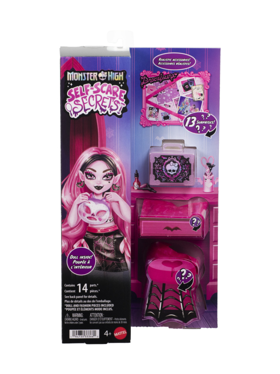 MONSTER HIGH - MONSTER HIGH Beauty Secrets -ylätysnukke, Draculaura | Stockmann - photo 1