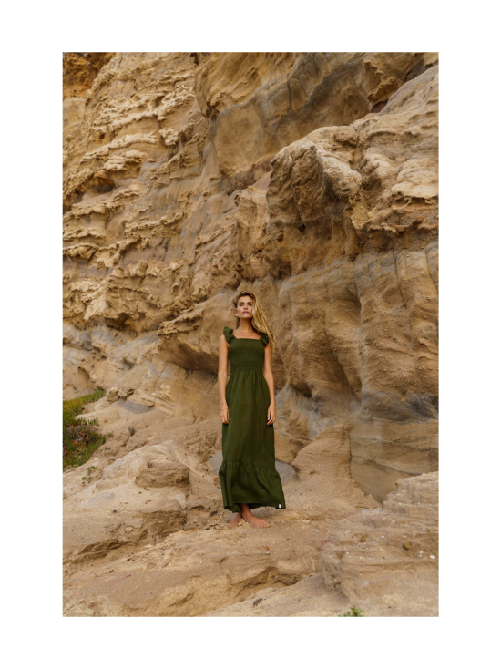 Nakoa - Bianca Dress, Olive Green - OLIVE GREEN (OLIIVINVIHREÄ) - photo 5 Nakoa - Bianca Dress, Olive Green - OLIVE GREEN (OLIIVINVIHREÄ) | Stockmann - photo 5