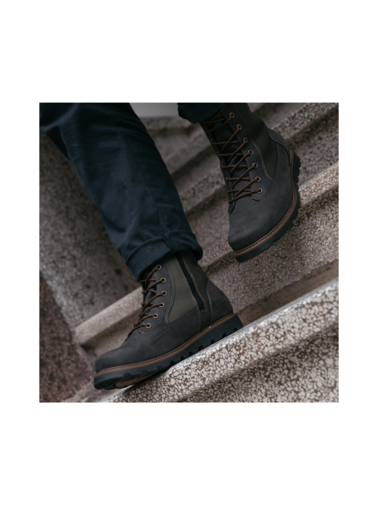 Pomar - ENO Miesten GORE-TEX Zero Waste saappaat - DARK GR.NUB/GRANIT NUB/TAN SO | Stockmann - photo 4