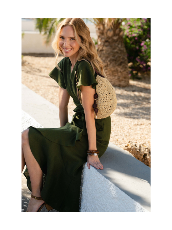 Nakoa - Annika Dress, Olive Green - OLIVE GREEN (OLIIVINVIHREÄ) | Stockmann - photo 5