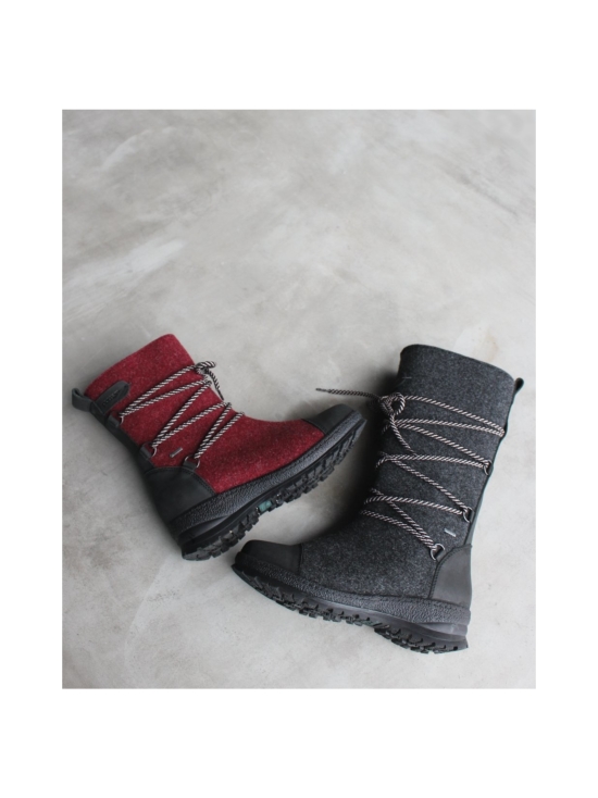 Pomar - SAANA Naisten XW GORE-TEX® huopasaapikkaat - GRANIT FELT/BLACK WAXY LEATHER | Stockmann - photo 9