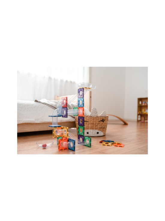 CONNETIX - CONNETIX Magneettinen rakennussarja Rainbow pallorata, 92 osaa | Stockmann - photo 3