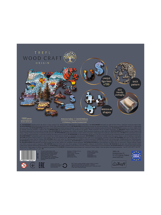 TREFL - TREFL Puinen palapeli Värikkäät ilmapallot, 1000 palaa | Stockmann - photo 4