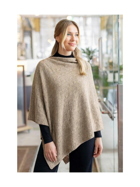 Lasessor - Diva -palmikkoponcho - NUTRIA | Stockmann - photo 2